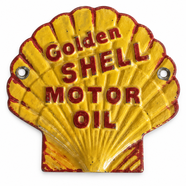 Shell Antique Style - Cast Aluminum Sign