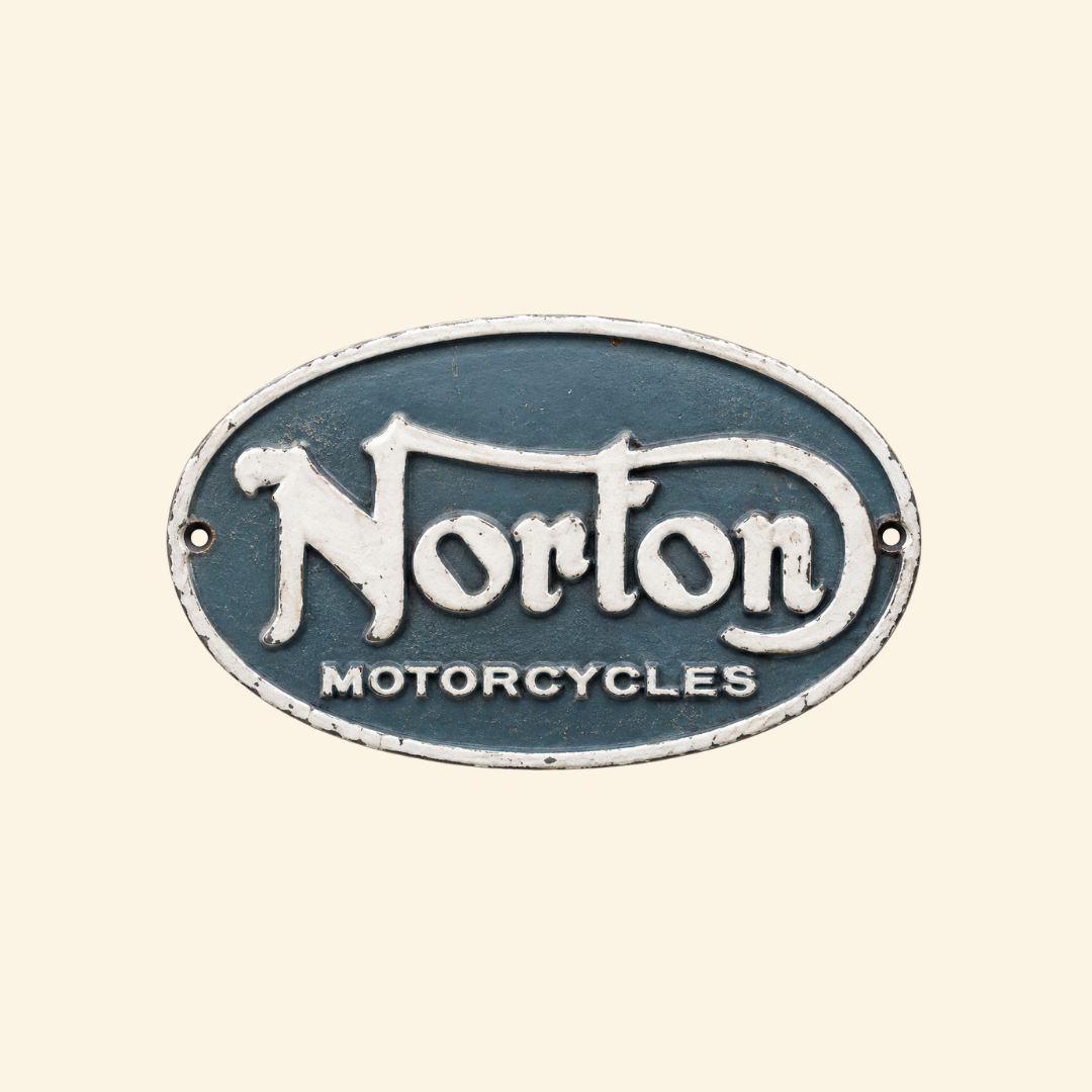 Norton Motorcycles Cast Aluminum Sign