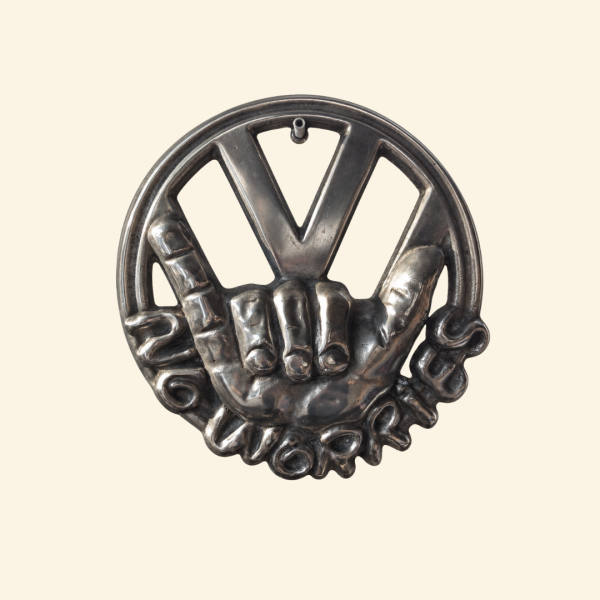 VW No Worries Cast Aluminum Sign