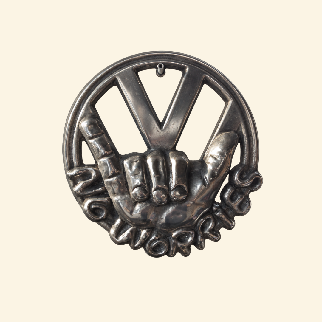 VW No Worries Cast Aluminum Sign