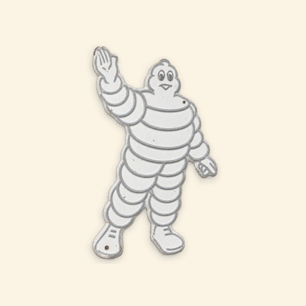 Michelin Man Small Cast Aluminum Sign