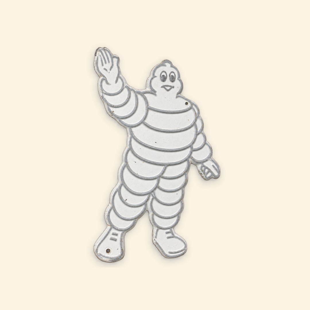 Michelin Man Small Cast Aluminum Sign